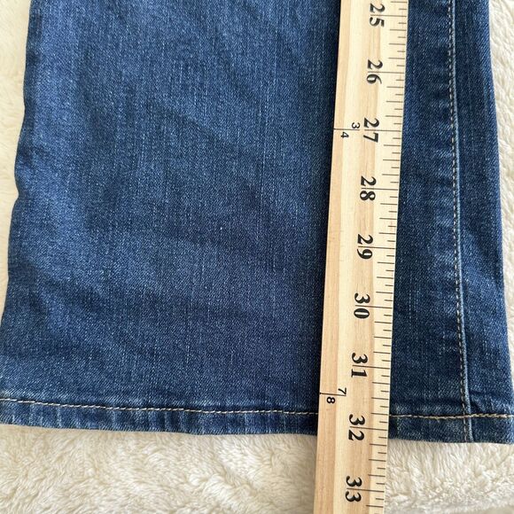 Vintage America Jeans Womens Size 10/30 Blue Medium Wash Denim Boot Cut Mid Rise - Picture 13 of 14